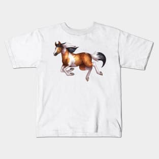 Cozy American Paint Horse Kids T-Shirt